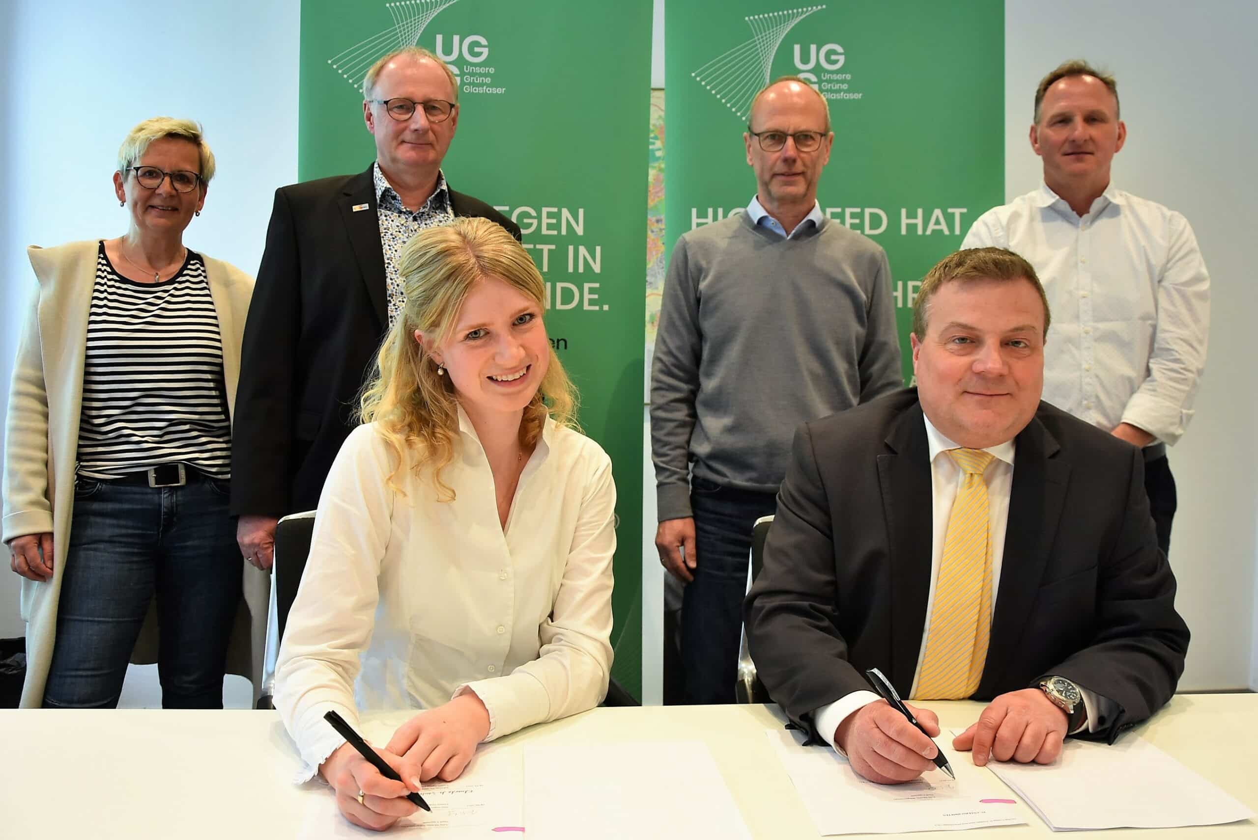Die digitale Zukunft ist grün Die Stadt Lippstadt bekommt Glasfaser
